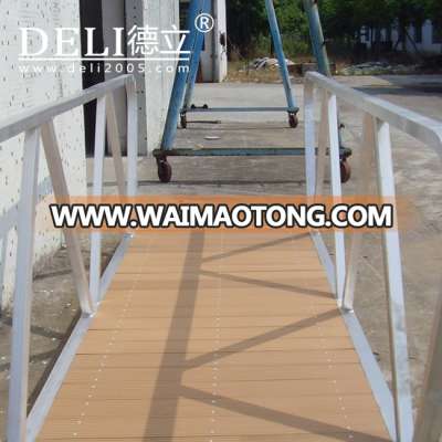 Dock gangway / with handrails