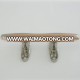 Stainless steel open base boat cleat